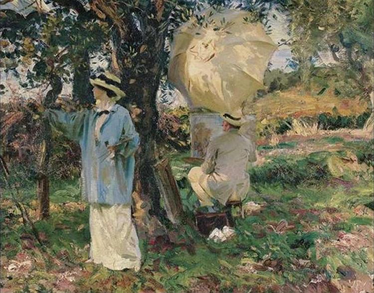 John Singer Sargent The Sketchers